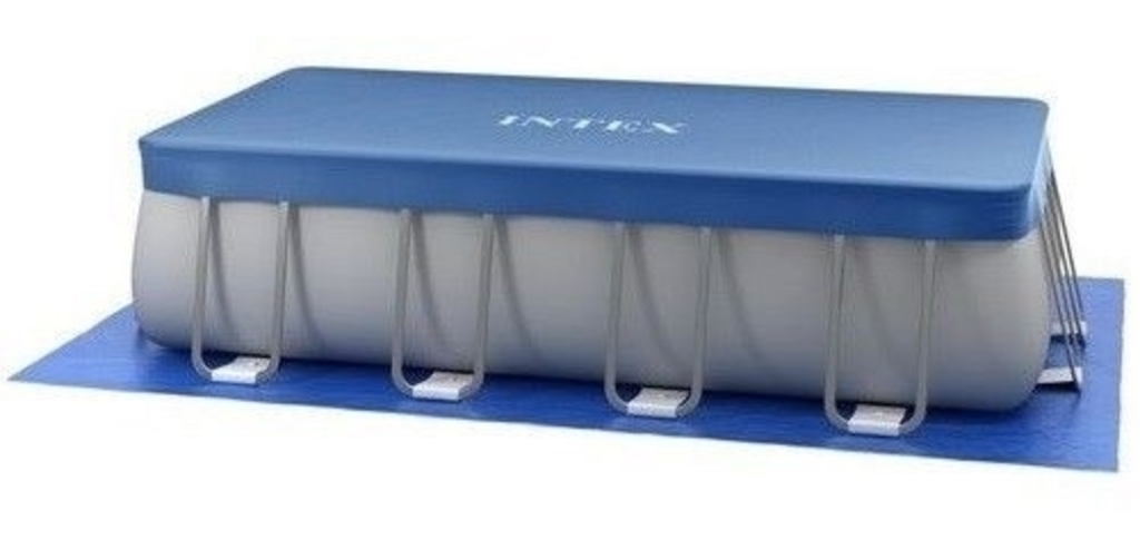 Krycí plachta pro bazény Florida Premium/Tahiti/Intex Frame Set 2 x 4 m blank