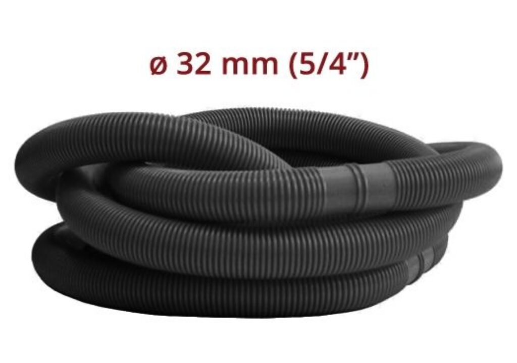 Hadice v metráži O 5/4" (32 mm) - díl 1 m černá blank