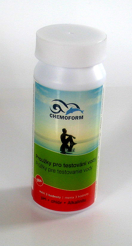 Testovací proužky PH/Chlor/Alkalita blank