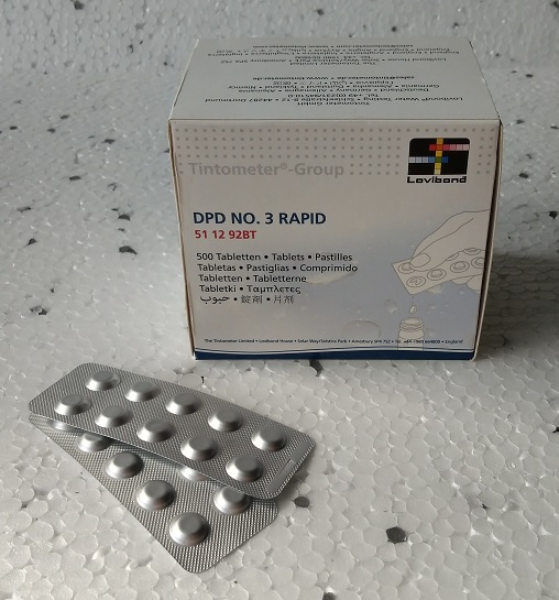 Náhradní tablety DPD 3 rapid (50x10) blank