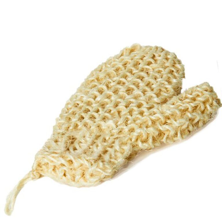 Sisalová pletená rukavice blank
