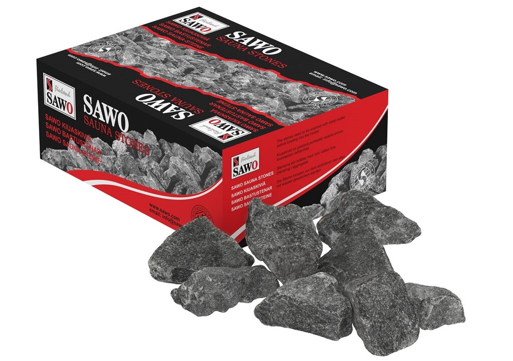 Lávové kameny pro saunová kamna - 20 kg blank