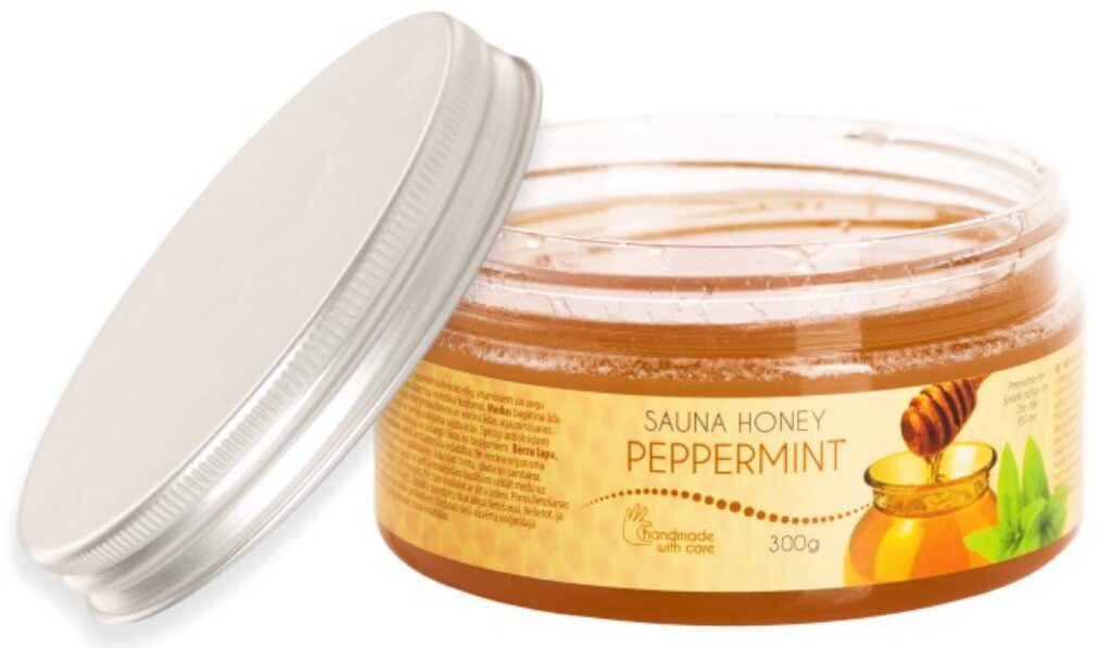 Med do sauny - vůně pepermint blank