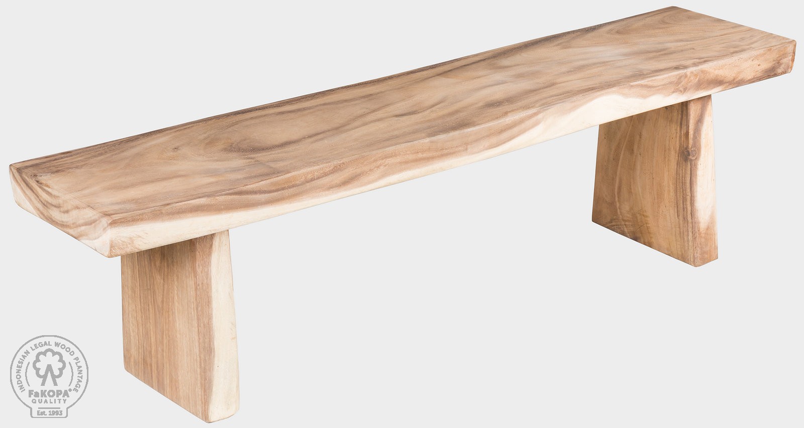 TRUNK - lavice ze suaru 180 cm blank