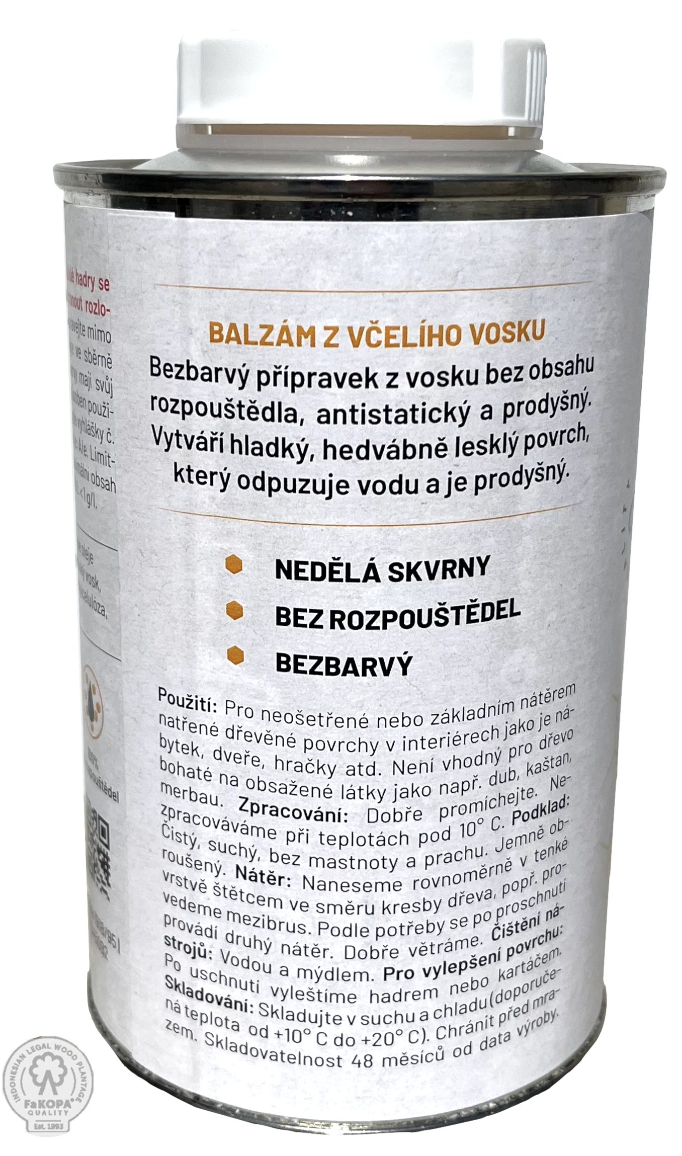 Balzám z včelího vosku blank