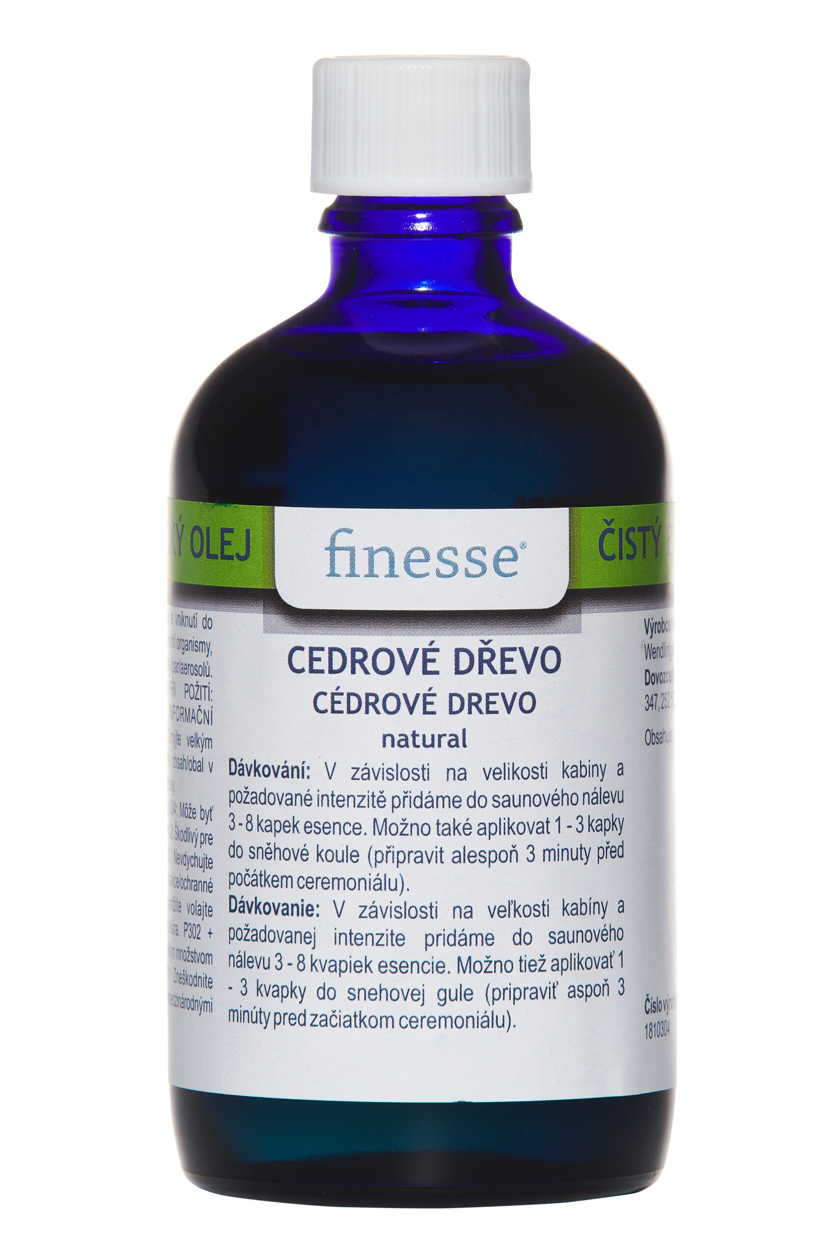 EO - Cedrové dřevo přírodní 100ml blank